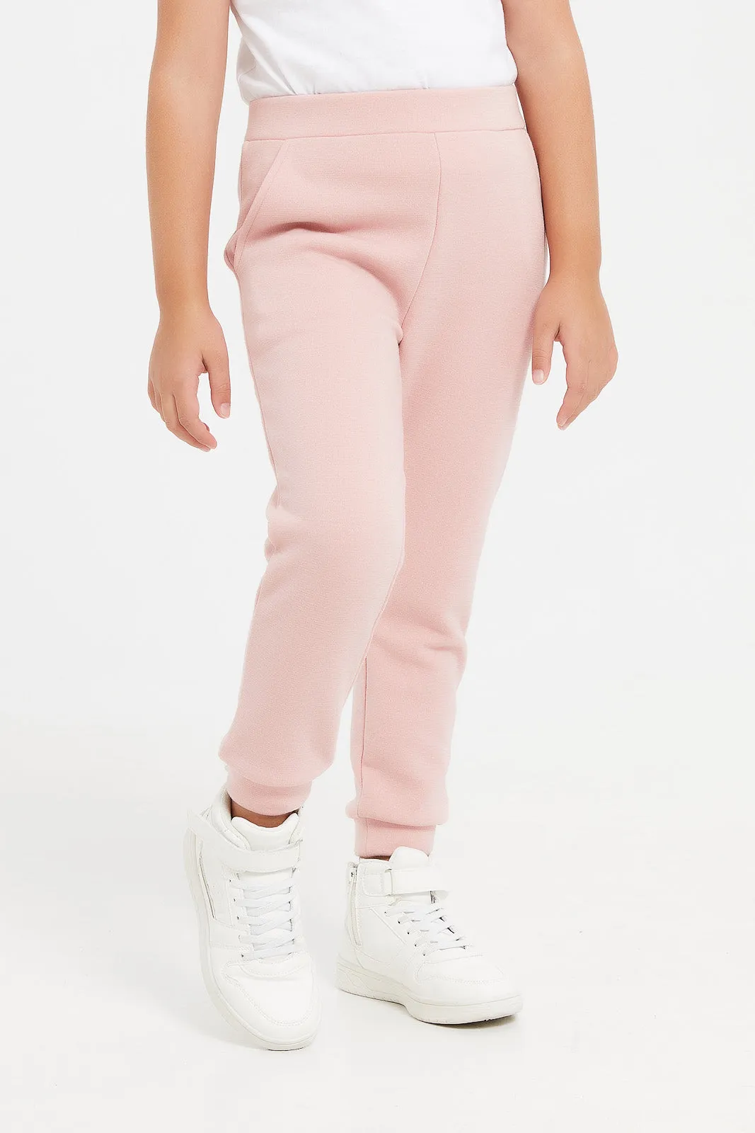 Beige Pink Active Pant