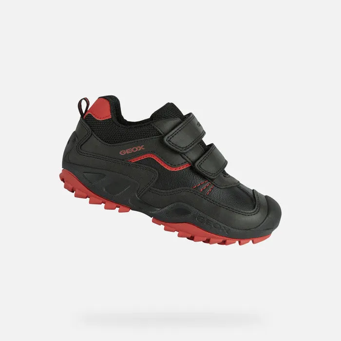 Black/red sneaker J.N.Savage