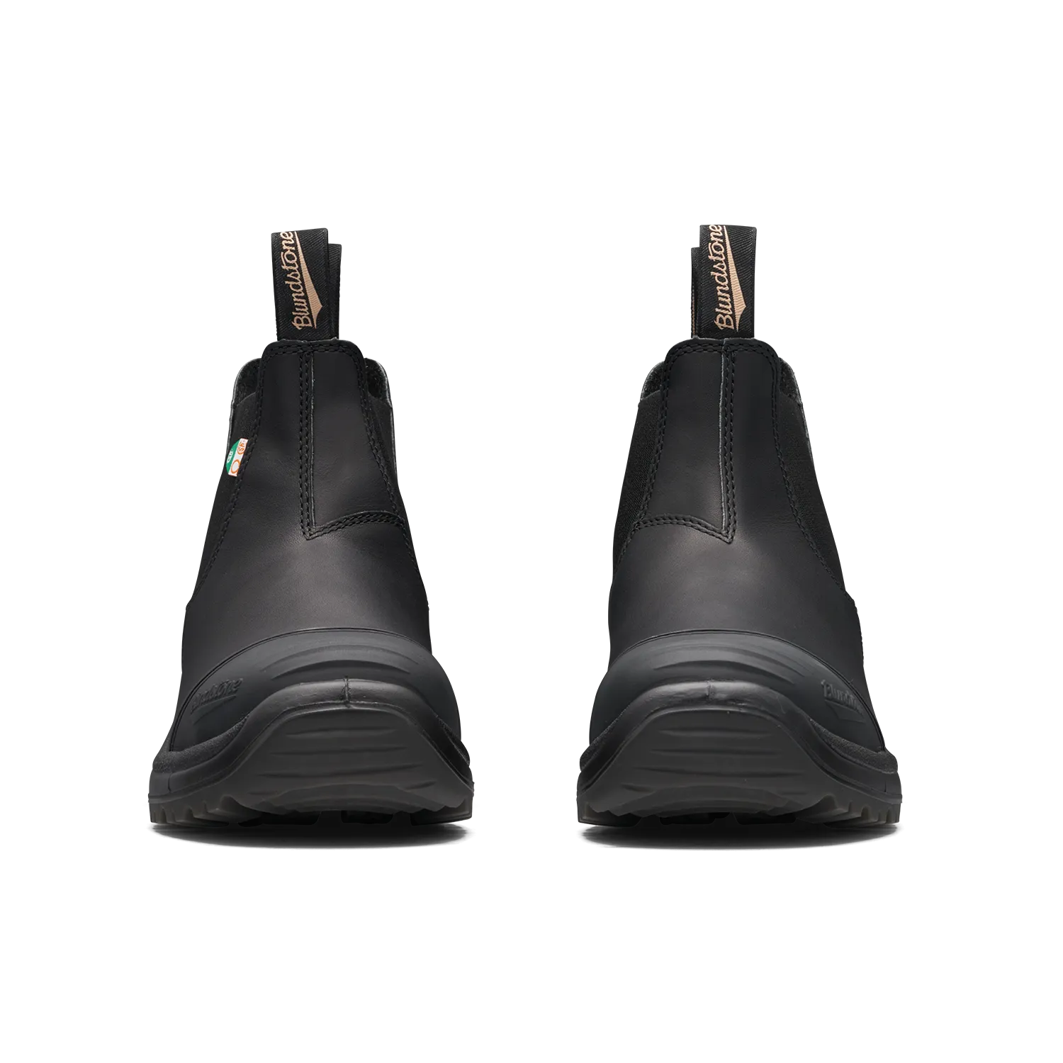 Blundstone 168 Work & Safety Boot Rubber Toe Cap Black