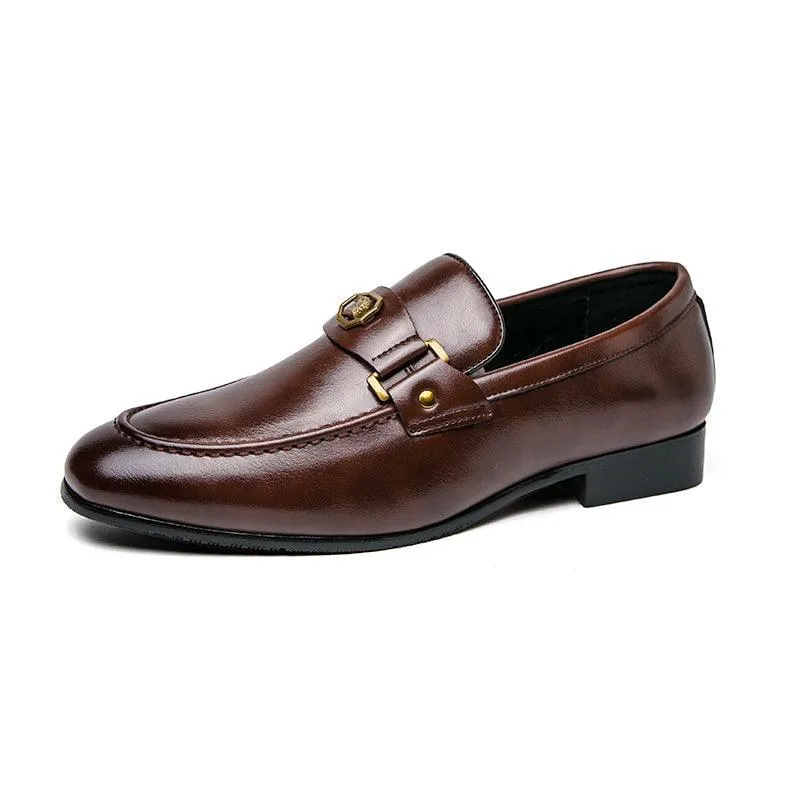 Brown Formal Men Loafers - Men Shoes