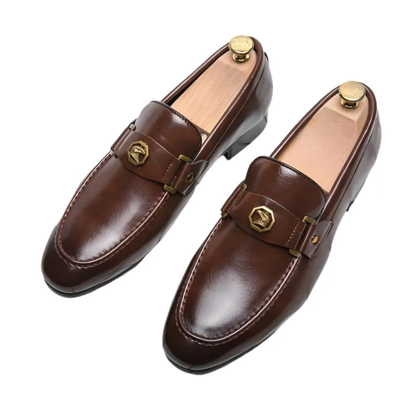 Brown Formal Men Loafers - Men Shoes