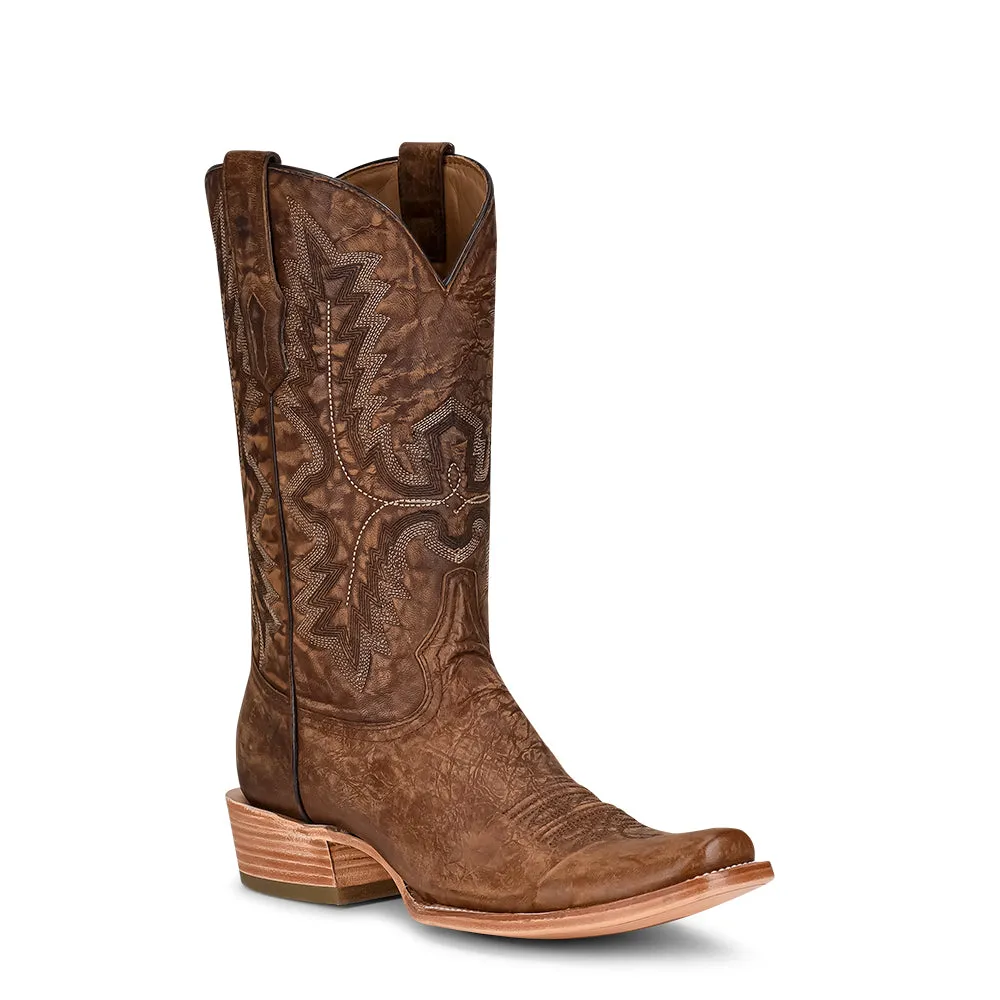 Embroidered Narrow Square Toe Cowboy Boots