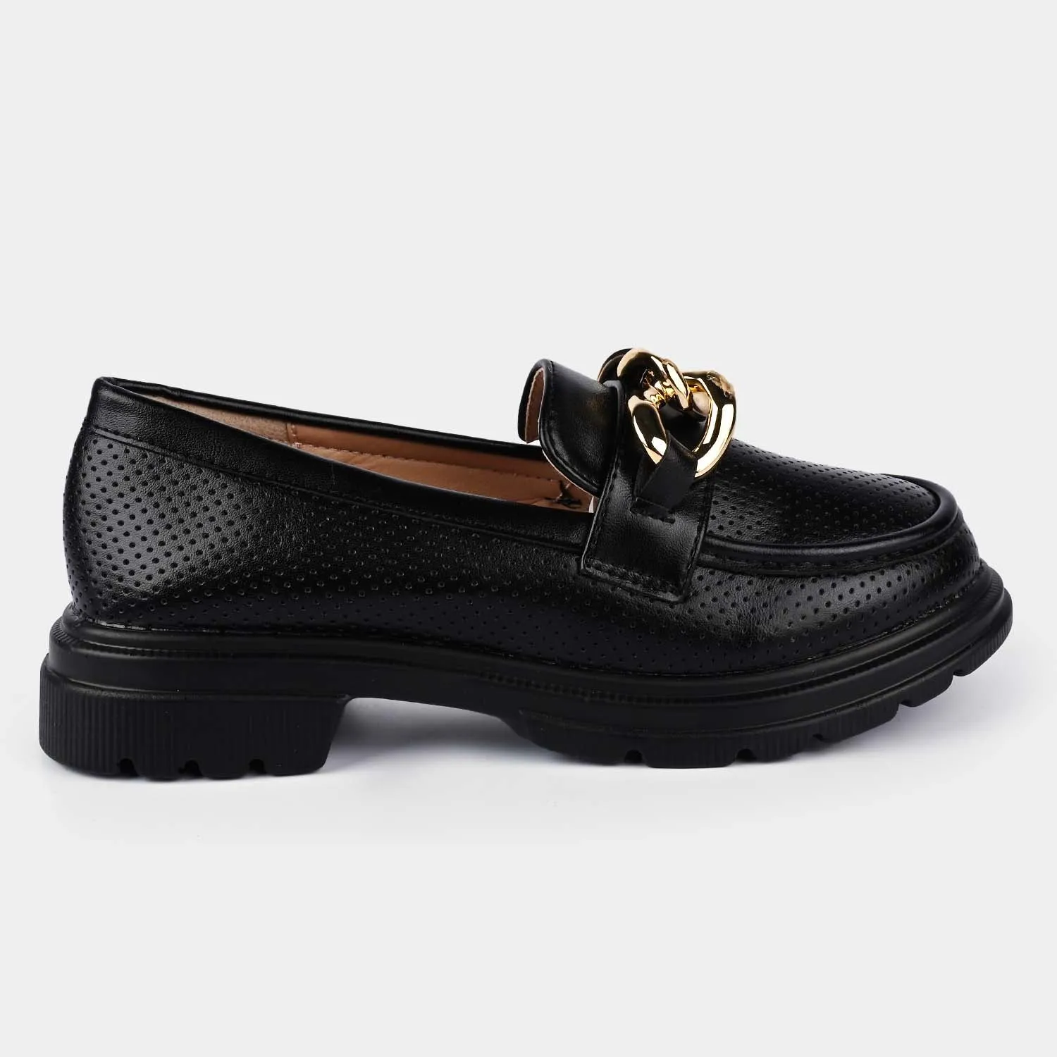 Girls Loafer X5L-BLACK