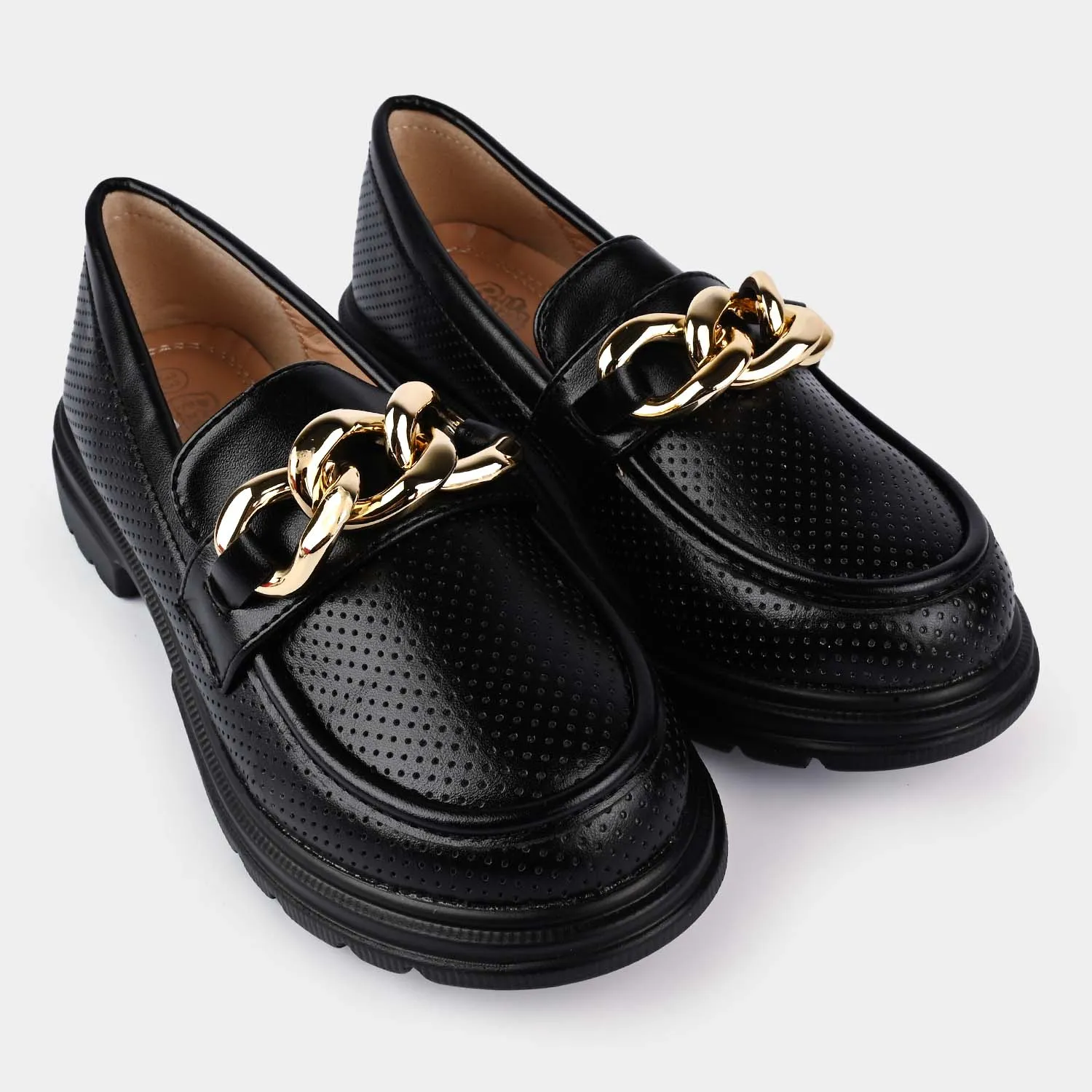 Girls Loafer X5L-BLACK