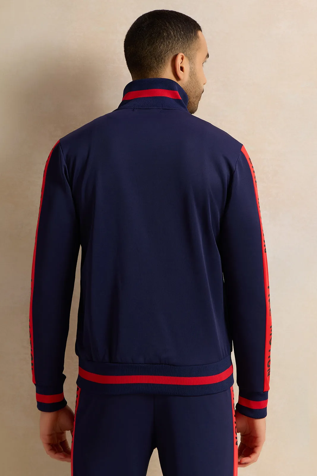 Men Navy Active Sweatshirt