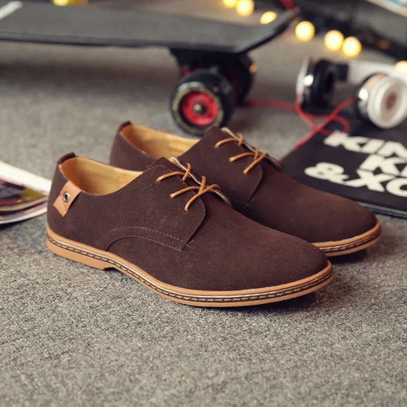 Men's Nubuck Lightweight Derby Shoes