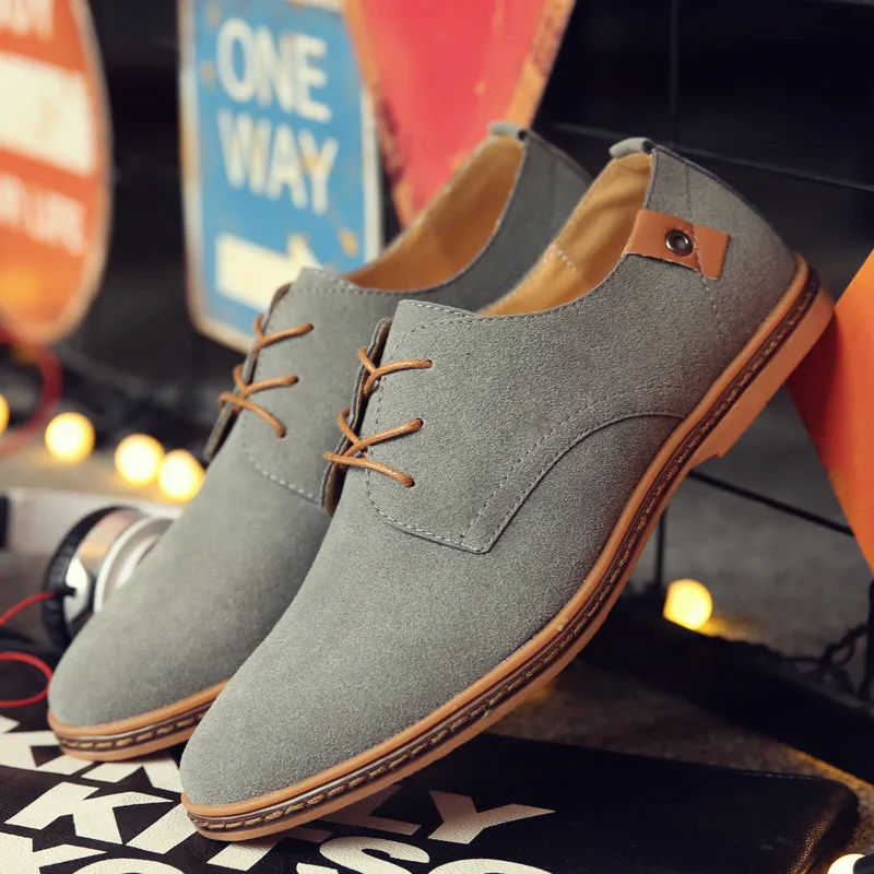 Men's Nubuck Lightweight Derby Shoes