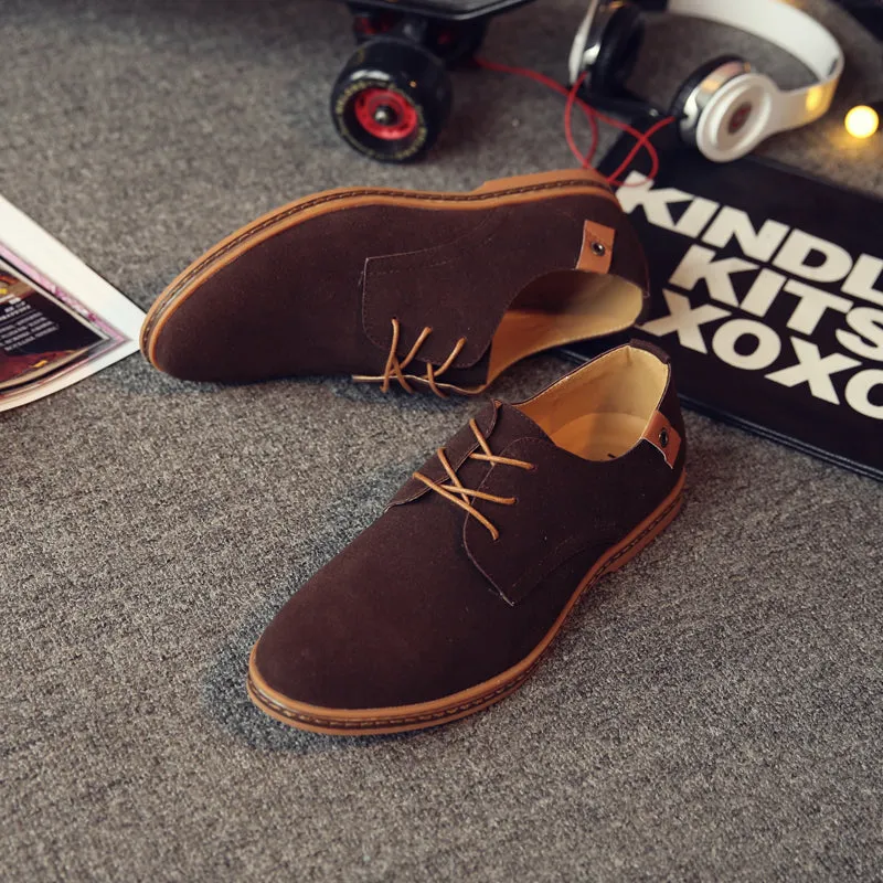 Men's Nubuck Lightweight Derby Shoes