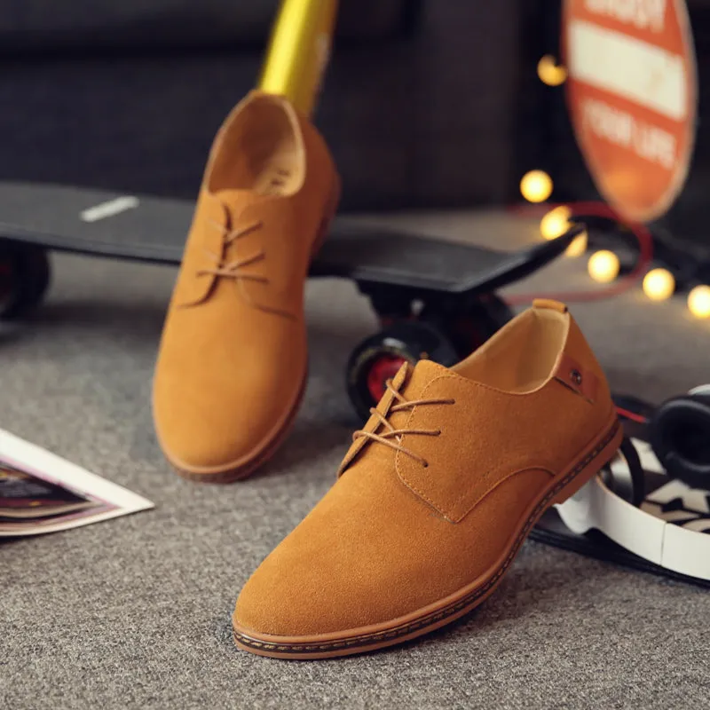 Men's Nubuck Lightweight Derby Shoes