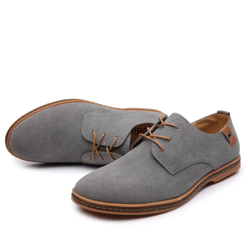 Men's Nubuck Lightweight Derby Shoes