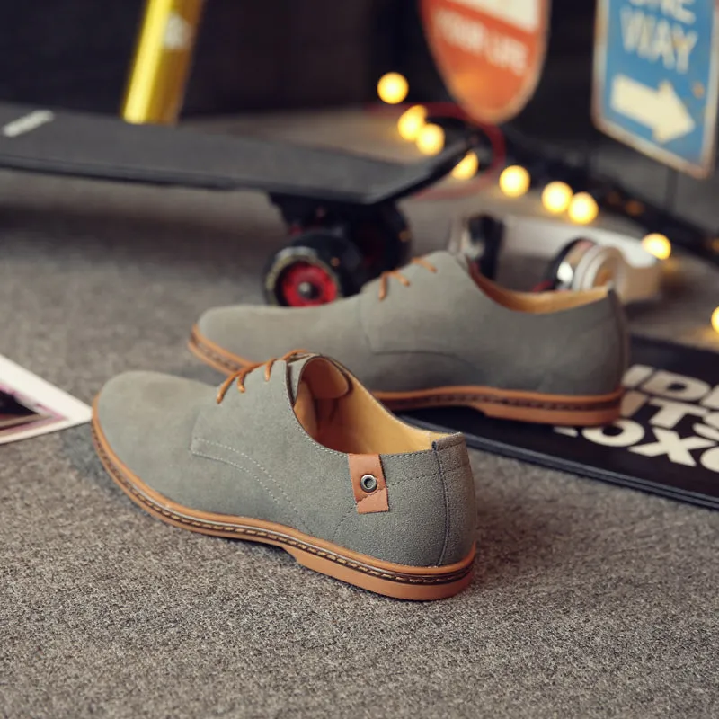 Men's Nubuck Lightweight Derby Shoes