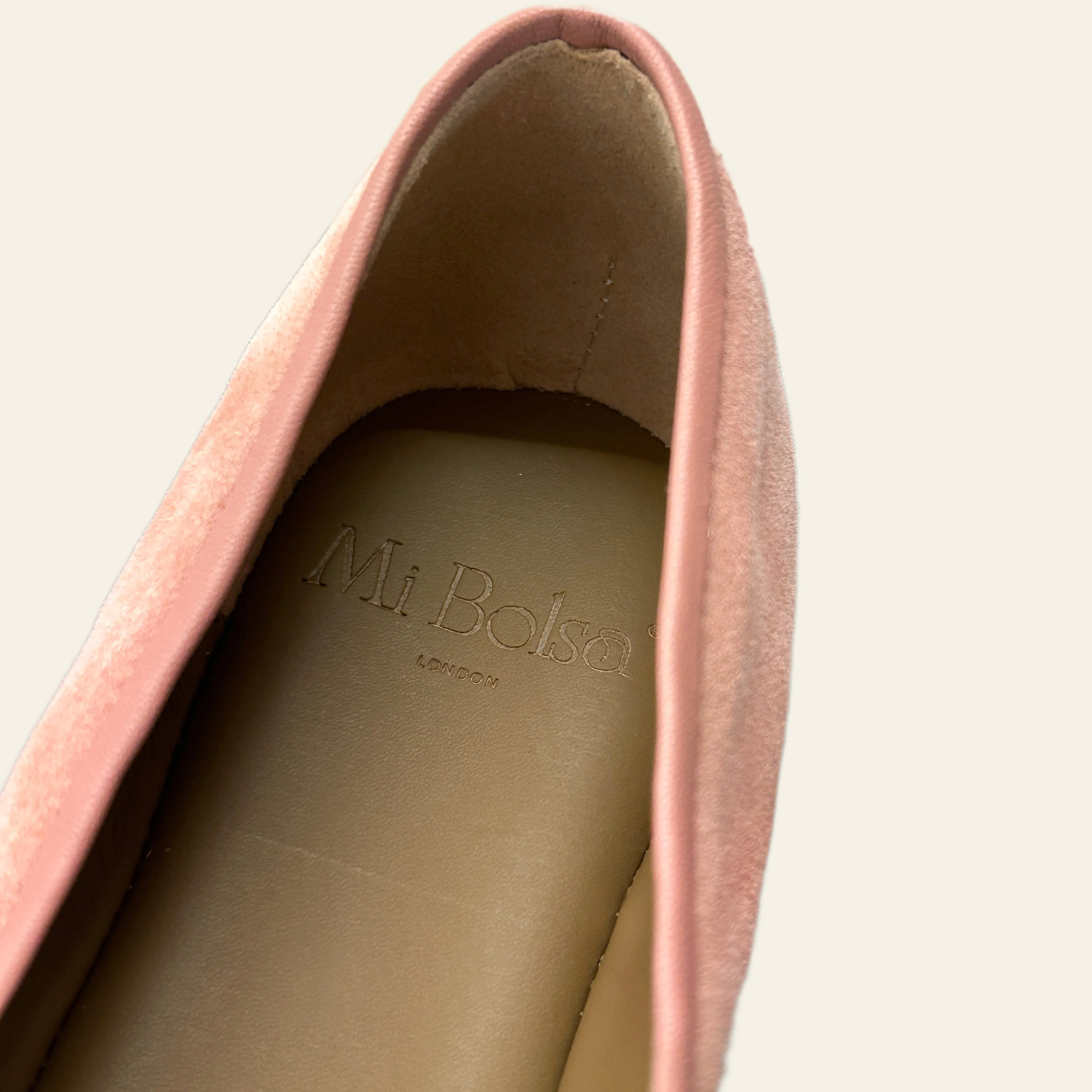 Mia Suede Loafer - Pink Lady