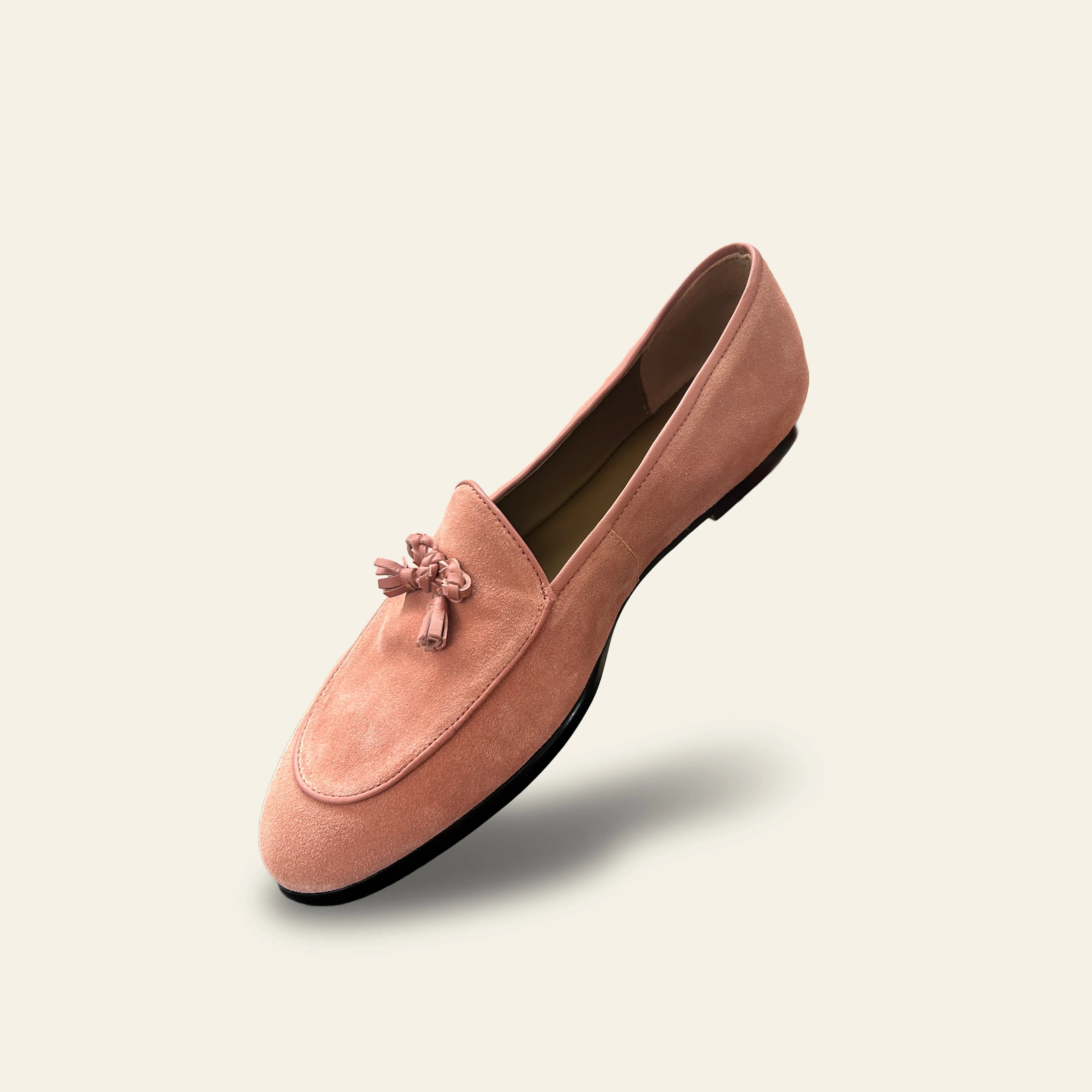 Mia Suede Loafer - Pink Lady