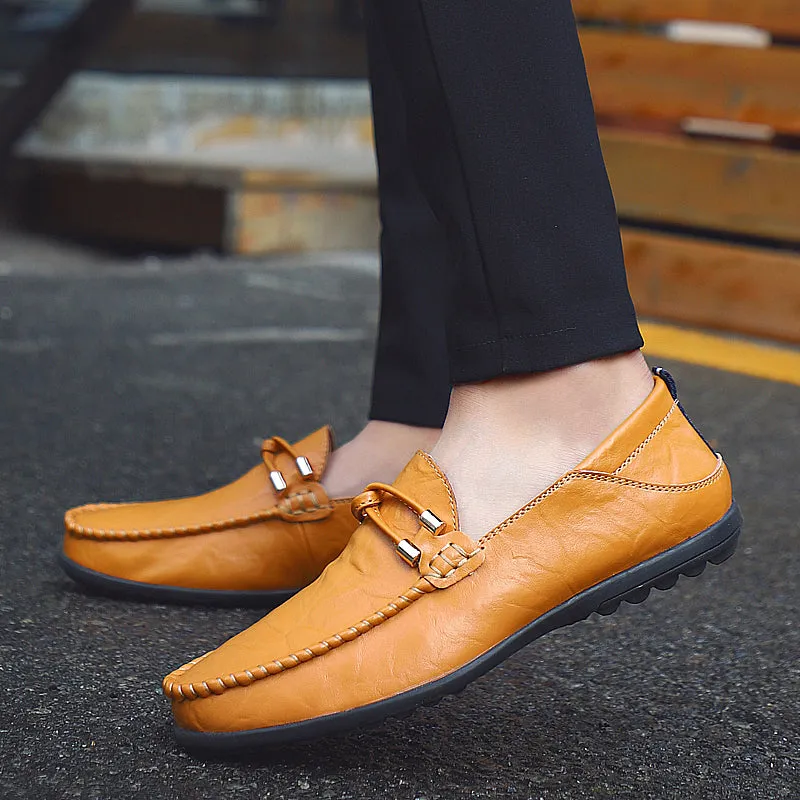 NAPOLI GENUINE COWHIDE LOAFERS