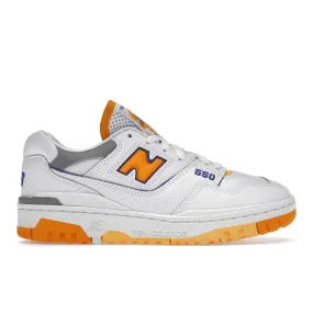 New Balance 550 White Vibrant Orange