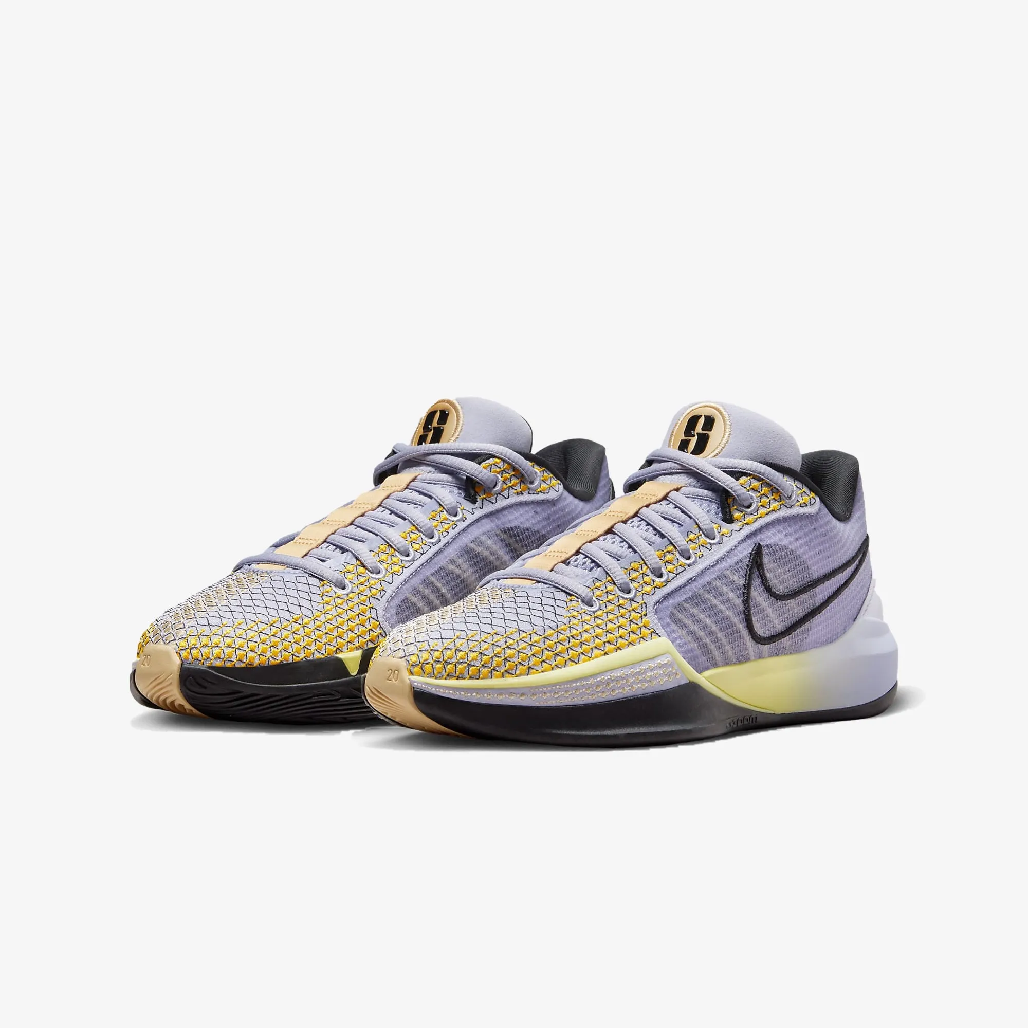 Nike | SABRINA 1 "SPARK" EP  { OXYGEN PURPLE/BLACK-LEMON CHIFFON