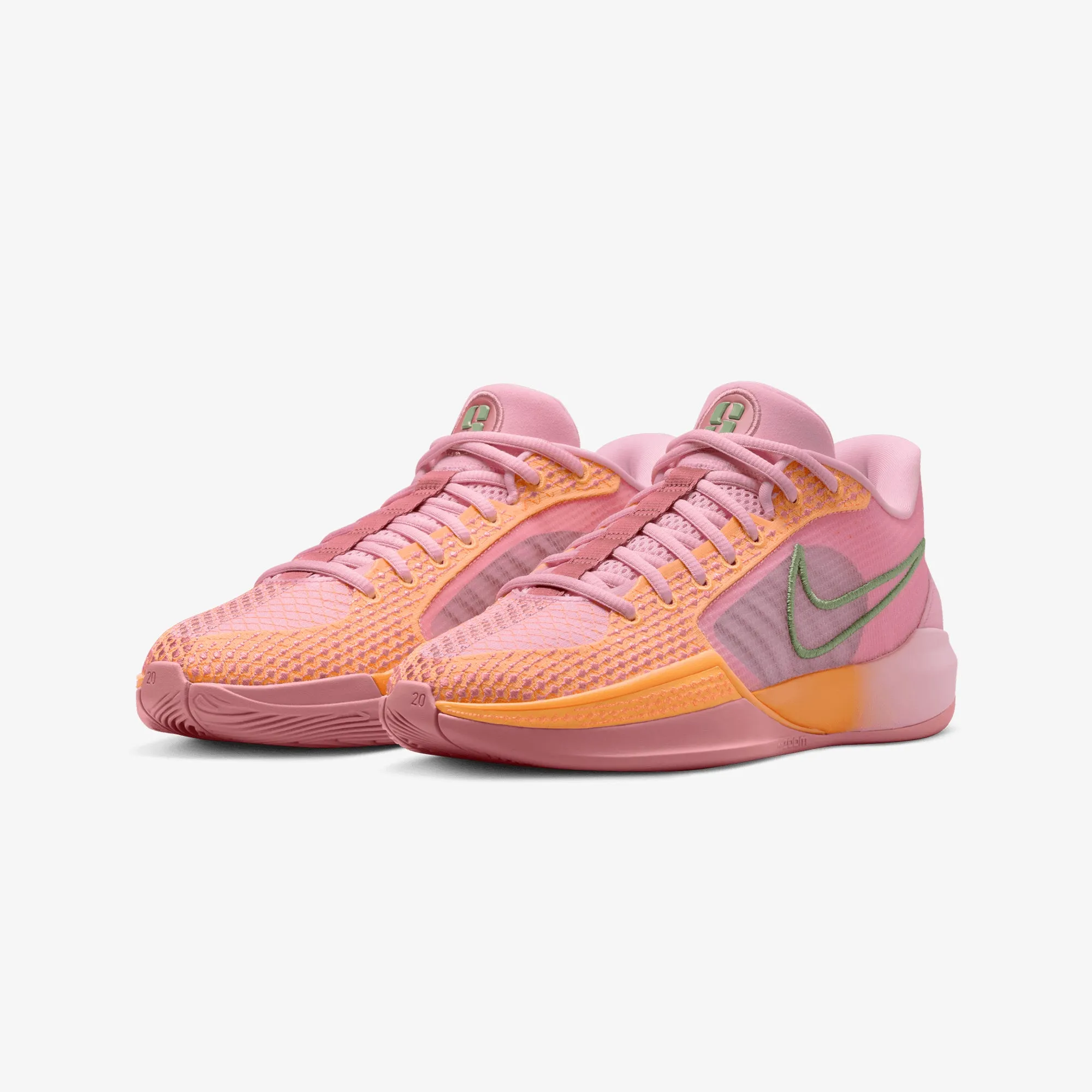 Nike | WMN'S SABRINA 1 "WEST COAST ROOTS" EP  { MED SOFT PINK/OIL GREEN-TOTAL ORANGE