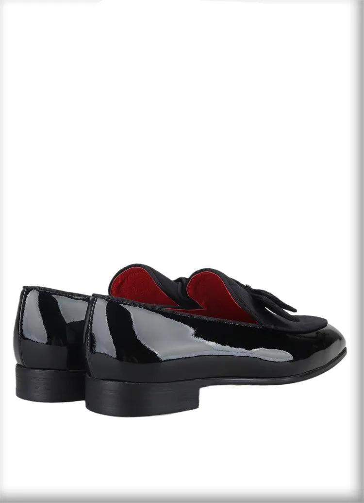 Patent Leather Velvet Men Loafers - Men Shoes