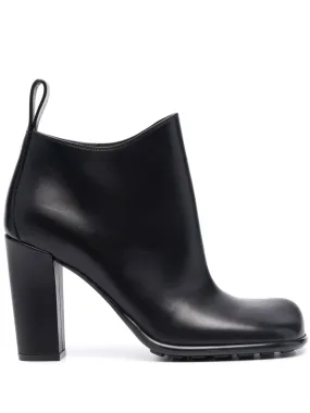 Storm leather ankle boots