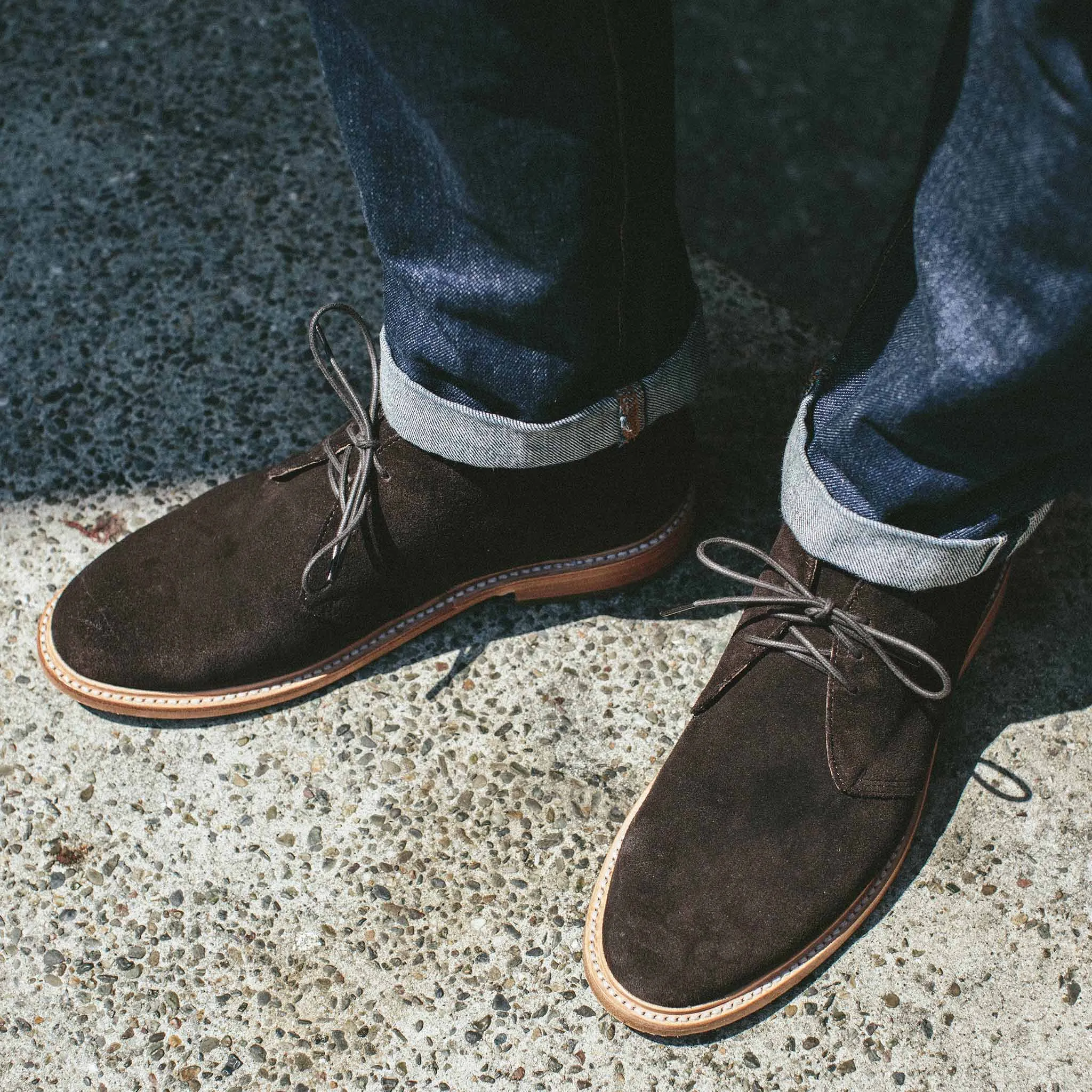 The Chukka in Weatherproof Chocolate Suede