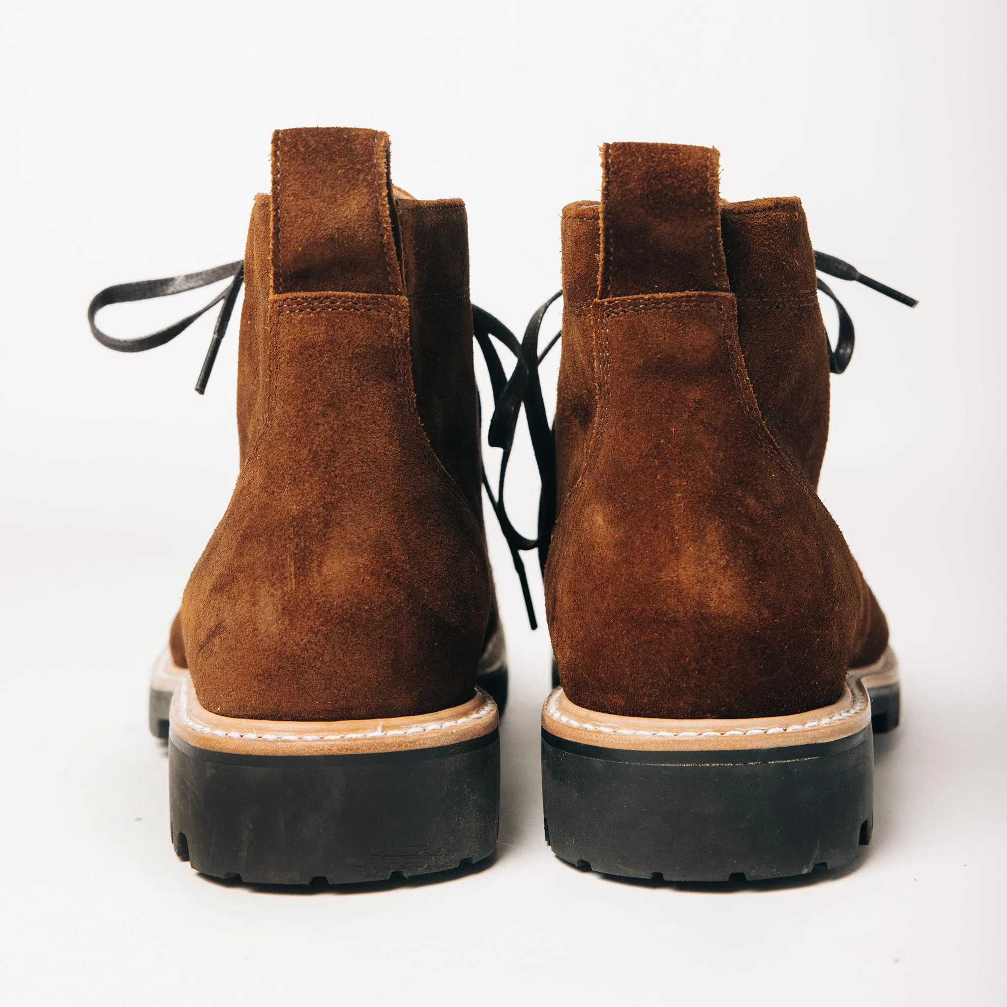 The Moto Boot in Snuff Weatherproof Suede