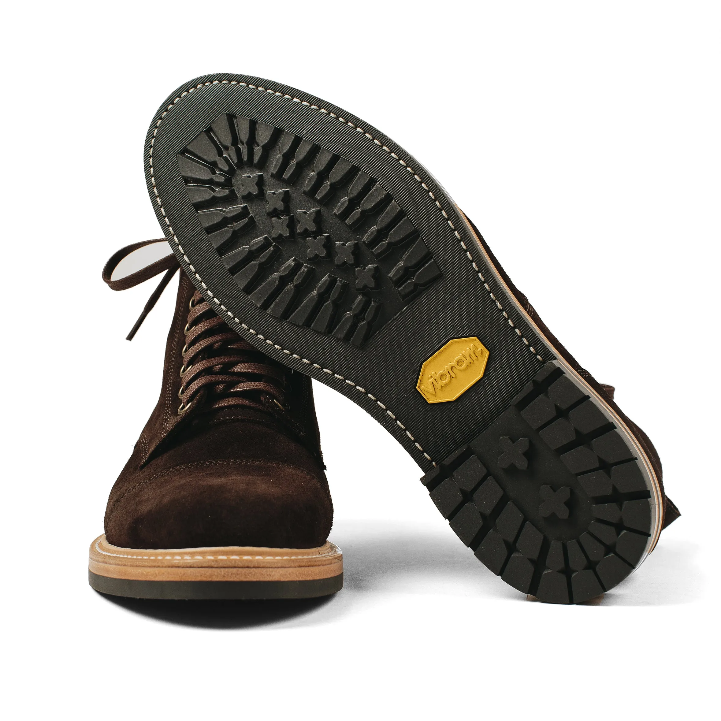 The Moto Boot in Weatherproof Chocolate Suede