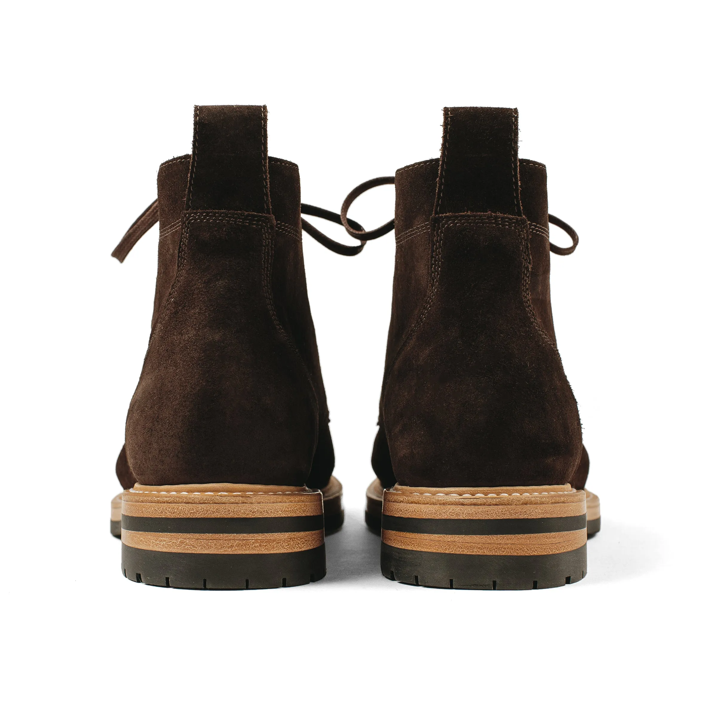 The Moto Boot in Weatherproof Chocolate Suede