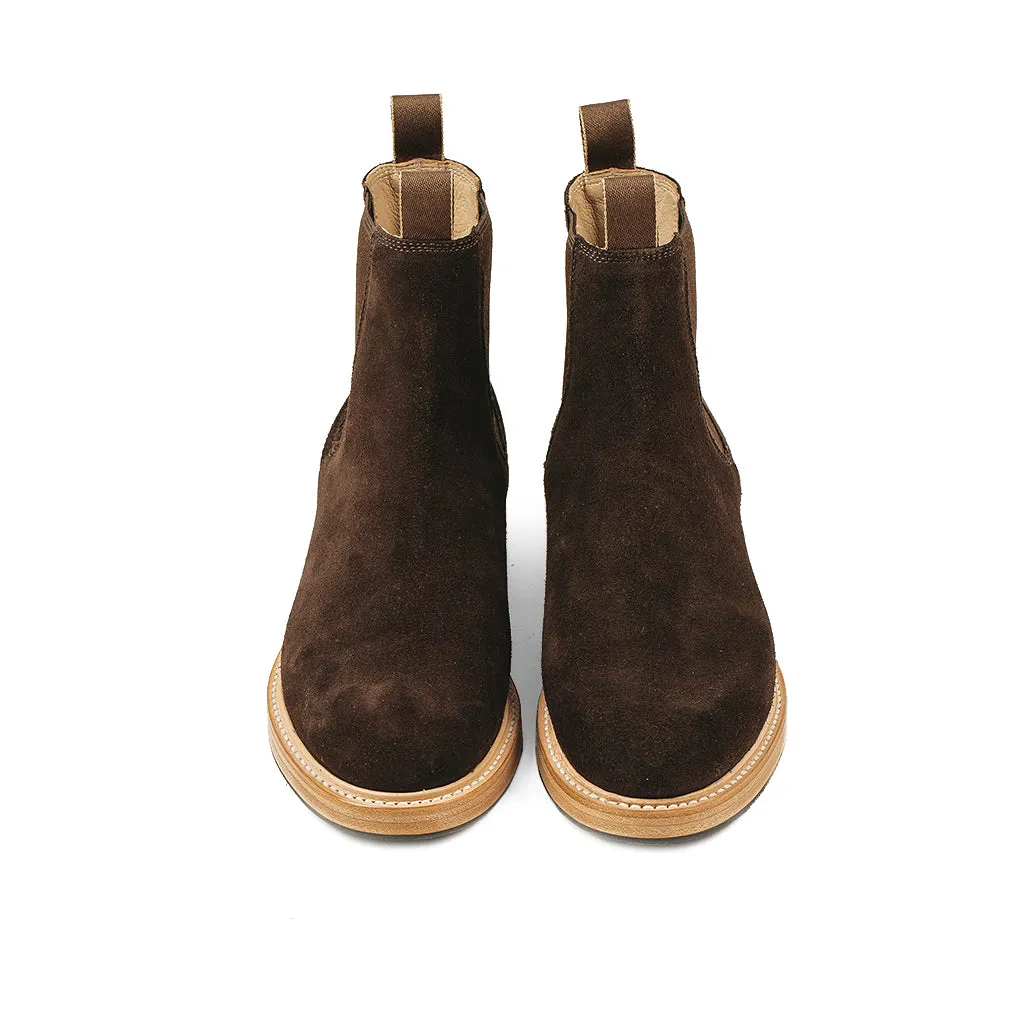 The Ranch Boot in Weatherproof Chocolate Suede