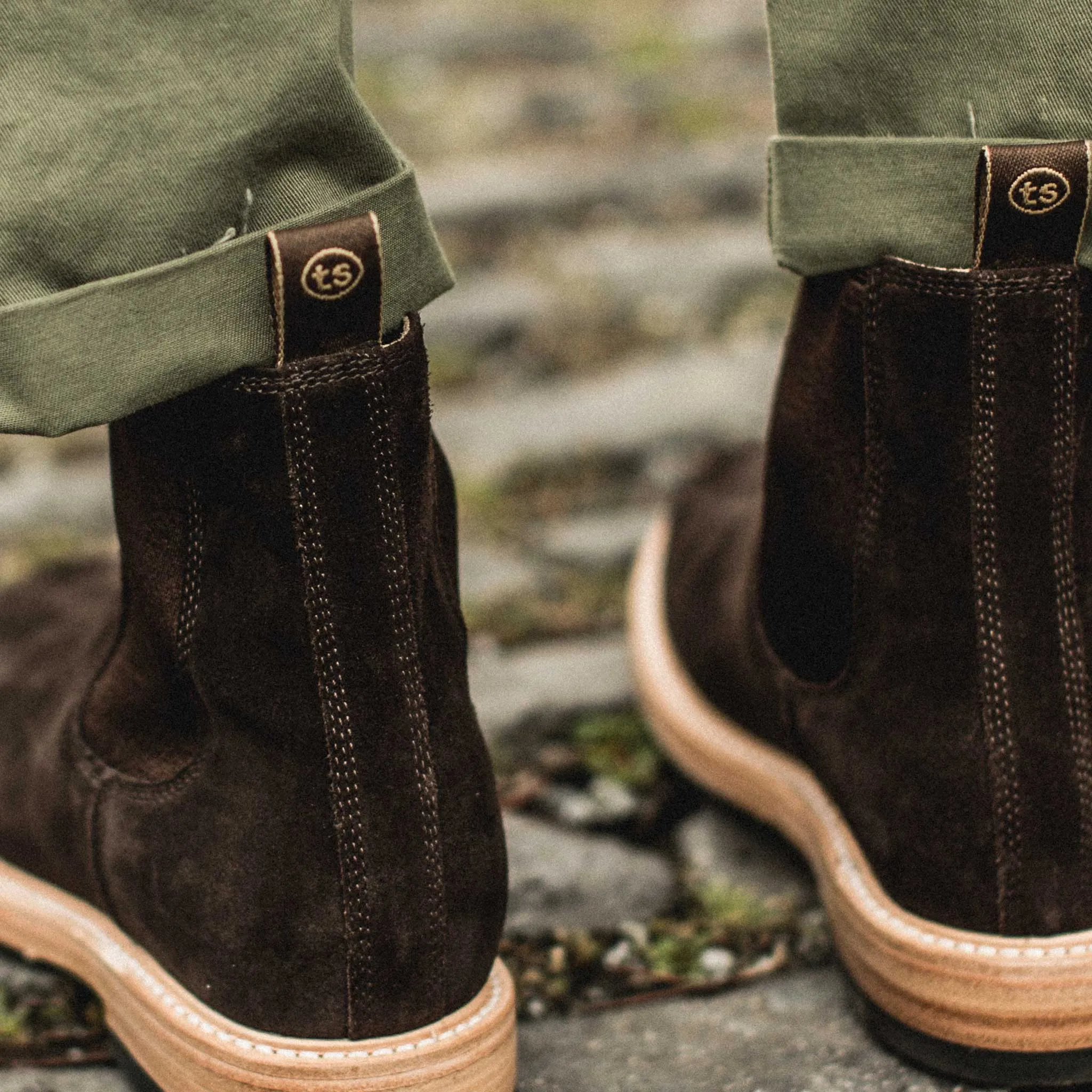 The Ranch Boot in Weatherproof Chocolate Suede